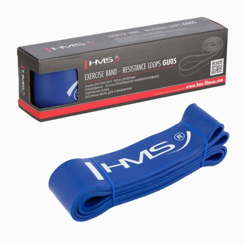 GU05 BLUE 64 x 4.5 x 2080 MM GUMA DO ĆWICZEŃ HMS HMS GU05 BLUE 64 x 4.5 x 2080 MM GUMA DO ĆWICZEŃ HMS HMS
