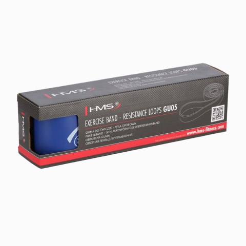 GU05 BLUE 64 x 4.5 x 2080 MM GUMA DO ĆWICZEŃ HMS HMS GU05 BLUE 64 x 4.5 x 2080 MM GUMA DO ĆWICZEŃ HMS HMS