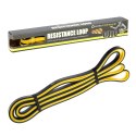 GU06 ŻÓŁTO-CZARNA 9 x 5 x 2250 MM GUMA DO ĆWICZEŃ HMS PREMIUM HMS PREMIUM