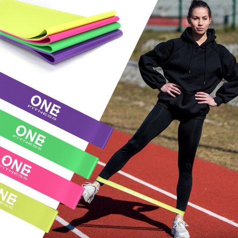 PBF SET04 ZESTAW GUM DO ĆWICZEŃ ONE FITNESS ONE FITNESS PBF SET04 ZESTAW GUM DO ĆWICZEŃ ONE FITNESS ONE FITNESS