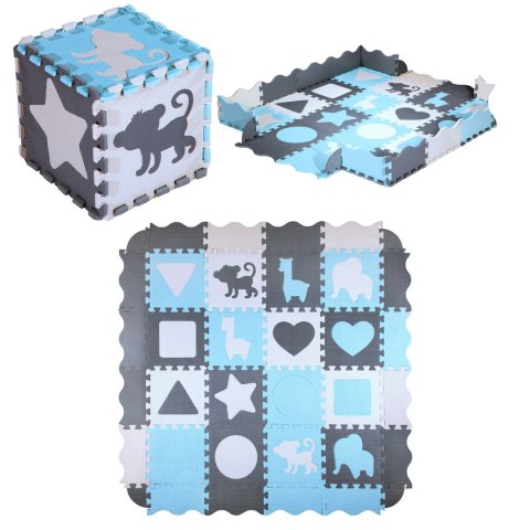 MD03 MATA DZIECIĘCA PUZZLE KOJEC MINT 36 ELEMENTÓW 140x140CM NILS FUN NILS FUN MD03 MATA DZIECIĘCA PUZZLE KOJEC MINT 36 ELEMENTÓW 140x140CM NILS FUN NILS FUN