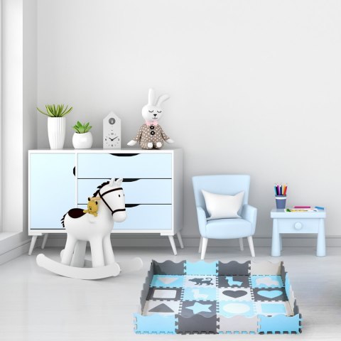 MD03 MATA DZIECIĘCA PUZZLE KOJEC MINT 36 ELEMENTÓW 140x140CM NILS FUN NILS FUN MD03 MATA DZIECIĘCA PUZZLE KOJEC MINT 36 ELEMENTÓW 140x140CM NILS FUN NILS FUN