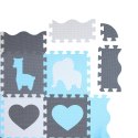 MD03 MATA DZIECIĘCA PUZZLE KOJEC MINT 36 ELEMENTÓW 140x140CM NILS FUN NILS FUN