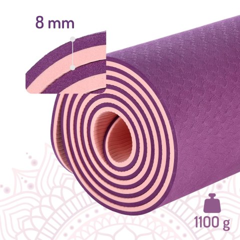 YM10 MATA TPE DO JOGI VIOLET HMS HMS YM10 MATA TPE DO JOGI VIOLET HMS HMS