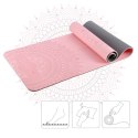 ZESTAW DO JOGI HMS MATA TPE LIGHT PINK YM10 + KOSTKA GRAY KJ02 + PASEK SJ01 HMS