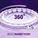 HHM14 HULA HOP VIOLET Z MAGNESAMI I OBCIĄŻNIKIEM + LICZNIK HMS HMS