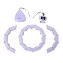 HHM14 HULA HOP VIOLET Z MAGNESAMI I OBCIĄŻNIKIEM + LICZNIK HMS HMS