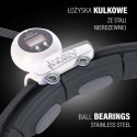 HHM15 HULA HOP BLACK Z MAGNESEM I OBCIĄŻNIKIEM + LICZNIK HMS HMS