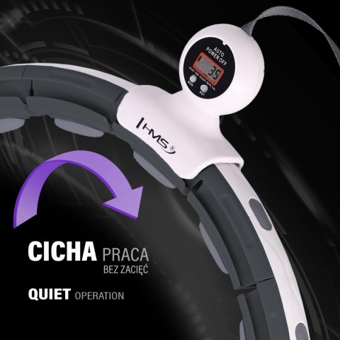 HHM15 HULA HOP BLACK Z MAGNESEM I OBCIĄŻNIKIEM + LICZNIK HMS HMS HHM15 HULA HOP BLACK Z MAGNESEM I OBCIĄŻNIKIEM + LICZNIK HMS HMS
