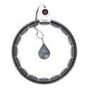 HHM15 HULA HOP BLACK Z MAGNESEM I OBCIĄŻNIKIEM + LICZNIK HMS HMS