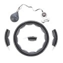 HHM15 HULA HOP BLACK Z MAGNESEM I OBCIĄŻNIKIEM + LICZNIK HMS HMS