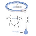 HHM15 HULA HOP BLUE Z MAGNESEM I OBCIĄŻNIKIEM + LICZNIK HMS HMS