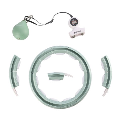 HHM15 HULA HOP GREEN Z MAGNESEM I OBCIĄŻNIKIEM + LICZNIK HMS HMS HHM15 HULA HOP GREEN Z MAGNESEM I OBCIĄŻNIKIEM + LICZNIK HMS HMS