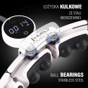 HHM16 HULA HOP WHITE Z MAGNESAMI I OBCIĄŻNIKIEM + LICZNIK HMS HMS