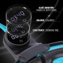 HHM17 HULA HOP BLACK/TURQUOISE Z MAGNESAMI I OBCIĄŻNIKIEM + LICZNIK HMS HMS
