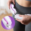 HHM17 HULA HOP WHITE/VIOLET Z MAGNESAMI I OBCIĄŻNIKIEM + LICZNIK HMS HMS
