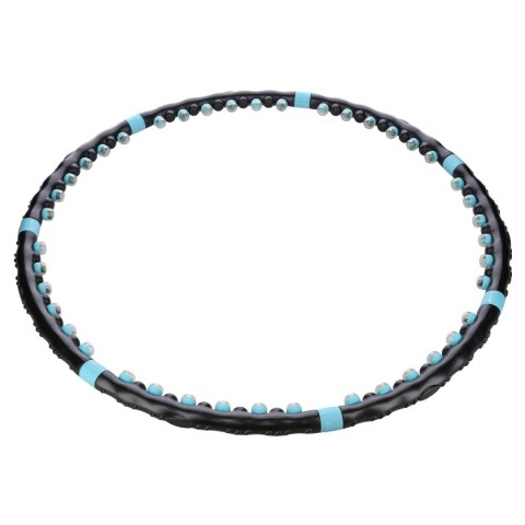 HHP006 BLACK-BLUE HULA HOP MASUJĄCY Z MAGNESAMI 98CM HMS HMS HHP006 BLACK-BLUE HULA HOP MASUJĄCY Z MAGNESAMI 98CM HMS HMS