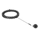 HHW01 HULA HOP BLACK Z WYPUSTKAMI I OBCIĄŻNIKIEM HMS HMS