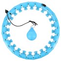 HHW01 HULA HOP BLUE Z WYPUSTKAMI I OBCIĄŻNIKIEM HMS HMS