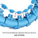 HHW01 HULA HOP BLUE Z WYPUSTKAMI I OBCIĄŻNIKIEM HMS HMS