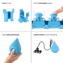 HHW01 HULA HOP BLUE Z WYPUSTKAMI I OBCIĄŻNIKIEM HMS HMS