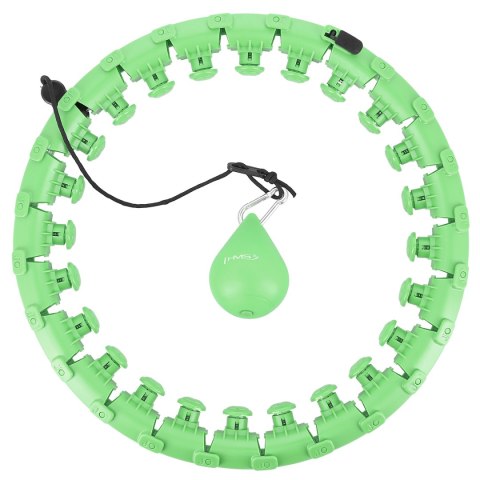 HHW01 HULA HOP GREEN Z WYPUSTKAMI I OBCIĄŻNIKIEM HMS HMS HHW01 HULA HOP GREEN Z WYPUSTKAMI I OBCIĄŻNIKIEM HMS HMS