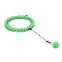 HHW01 HULA HOP GREEN Z WYPUSTKAMI I OBCIĄŻNIKIEM HMS HMS