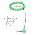 HHW01 HULA HOP GREEN Z WYPUSTKAMI I OBCIĄŻNIKIEM HMS HMS