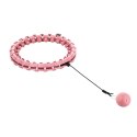 HHW01 HULA HOP PINK Z WYPUSTKAMI I OBCIĄŻNIKIEM HMS HMS