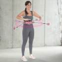 HHW01 HULA HOP PINK Z WYPUSTKAMI I OBCIĄŻNIKIEM HMS HMS