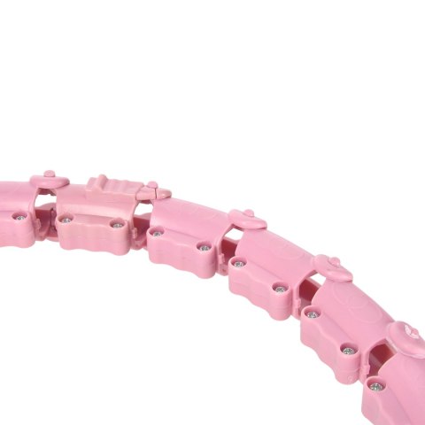 HHW02 HULA HOP LIGHT PINK Z WYPUSTKAMI I OBCIĄŻNIKIEM HMS HMS HHW02 HULA HOP LIGHT PINK Z WYPUSTKAMI I OBCIĄŻNIKIEM HMS HMS