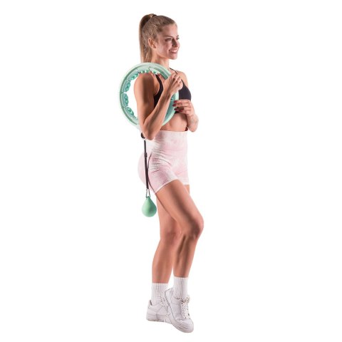 HHW06 HULA HOP GREEN Z WYPUSTKAMI I OBCIĄŻNIKIEM + LICZNIK HMS HMS HHW06 HULA HOP GREEN Z WYPUSTKAMI I OBCIĄŻNIKIEM + LICZNIK HMS HMS