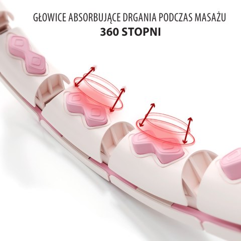 HHW06 HULA HOP PINK Z WYPUSTKAMI I OBCIĄŻNIKIEM + LICZNIK HMS HMS HHW06 HULA HOP PINK Z WYPUSTKAMI I OBCIĄŻNIKIEM + LICZNIK HMS HMS
