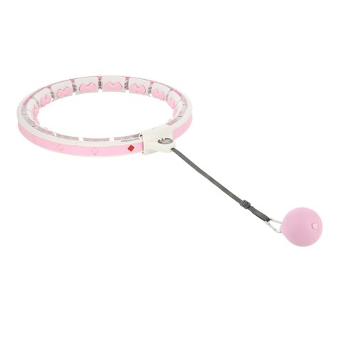 HHW06 HULA HOP PINK Z WYPUSTKAMI I OBCIĄŻNIKIEM + LICZNIK HMS HMS HHW06 HULA HOP PINK Z WYPUSTKAMI I OBCIĄŻNIKIEM + LICZNIK HMS HMS