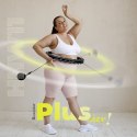 HHW11 PLUS SIZE HULA HOP BLACK Z WYPUSTKAMI I OBCIĄŻNIKIEM HMS HMS