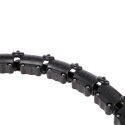 HHW11 PLUS SIZE HULA HOP BLACK Z WYPUSTKAMI I OBCIĄŻNIKIEM HMS HMS