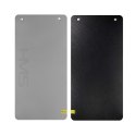 MFK01 GRAY-BLACK MATA FITNESS KLUBOWA Z OTWORAMI HMS PREMIUM HMS PREMIUM