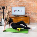 MFK01 GREEN-BLACK MATA FITNESS KLUBOWA Z OTWORAMI HMS PREMIUM HMS PREMIUM