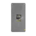 MFK02 GRAY-BLACK MATA FITNESS KLUBOWA Z OTWORAMI HMS PREMIUM HMS PREMIUM
