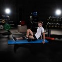 MFK03 BLUE-BLACK MATA FITNESS KLUBOWA Z OTWORAMI HMS PREMIUM HMS PREMIUM