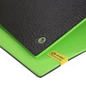 MFK03 GREEN-BLACK MATA FITNESS KLUBOWA Z OTWORAMI HMS PREMIUM HMS PREMIUM