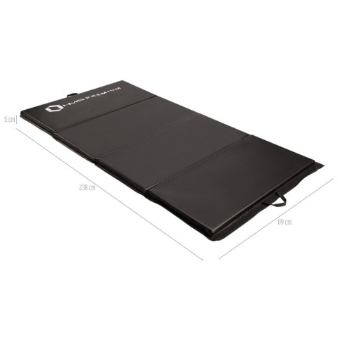 MGS01 BLACK MATERAC GIMNASTYCZNY SKŁADANY 2400x1200 MM HMS PREMIUM HMS PREMIUM MGS01 BLACK MATERAC GIMNASTYCZNY SKŁADANY 2400x1200 MM HMS PREMIUM HMS PREMIUM
