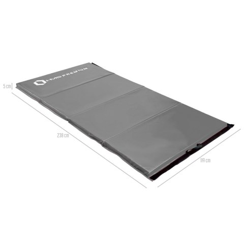 MGS01 GRAY MATERAC GIMNASTYCZNY SKŁADANY 2400x1200 MM HMS PREMIUM HMS PREMIUM MGS01 GRAY MATERAC GIMNASTYCZNY SKŁADANY 2400x1200 MM HMS PREMIUM HMS PREMIUM