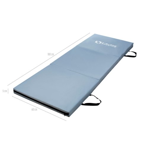 MGS02 GREY MATERAC GIMNASTYCZNY SKŁADANY 1800x600MM HMS PREMIUM HMS PREMIUM MGS02 GREY MATERAC GIMNASTYCZNY SKŁADANY 1800x600MM HMS PREMIUM HMS PREMIUM