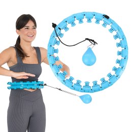 ZESTAW HULA HOP HHW01 BLUE Z WYPUSTKAMI I OBCIĄŻNIKIEM HMS + PAS BR163 RED HMS
