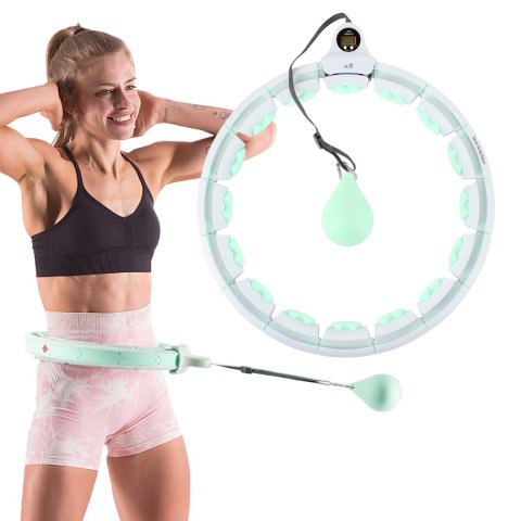 ZESTAW HULA HOP HHW06 GREEN Z PIŁKĄ GRAWITACYJNĄ I LICZNIKIEM HMS + PAS BR163 BLACK HMS ZESTAW HULA HOP HHW06 GREEN Z PIŁKĄ GRAWITACYJNĄ I LICZNIKIEM HMS + PAS BR163 BLACK HMS
