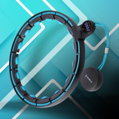 ZESTAW HULA HOP MAGNETYCZNY BLACK/TURQUOISE HHM17 Z LICZNIKIEM HMS + PAS WYSZCZUPLAJĄCY BR163 RED HMS ZESTAW HULA HOP MAGNETYCZNY BLACK/TURQUOISE HHM17 Z LICZNIKIEM HMS + PAS WYSZCZUPLAJĄCY BR163 RED HMS