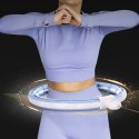ZESTAW HULA HOP MAGNETYCZNY BLUE HHM15 Z LICZNIKIEM HMS + PAS WYSZCZUPLAJĄCY BR163 RED HMS