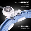 ZESTAW HULA HOP MAGNETYCZNY BLUE HHM15 Z LICZNIKIEM HMS + PAS WYSZCZUPLAJĄCY BR163 RED HMS