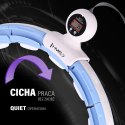 ZESTAW HULA HOP MAGNETYCZNY BLUE HHM15 Z LICZNIKIEM HMS + PAS WYSZCZUPLAJĄCY BR163 RED HMS